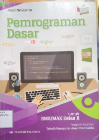 Pemrograman Dasar Kelas X